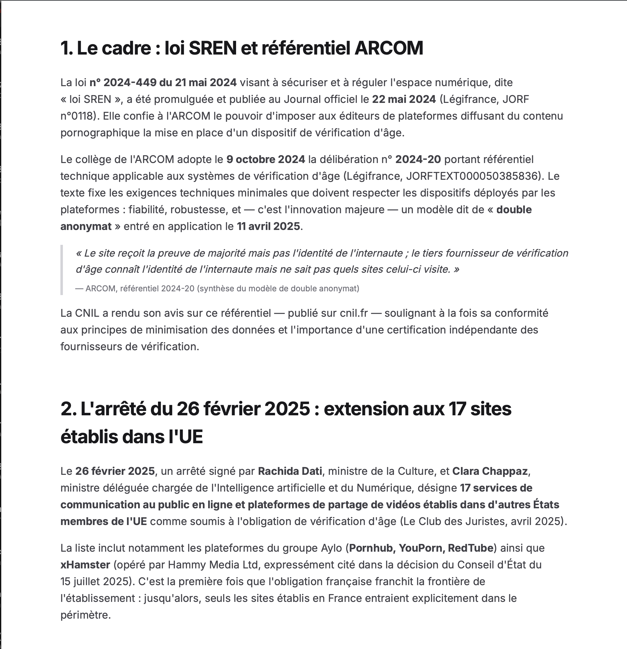 Loi SREN — 18 mois après gallery image