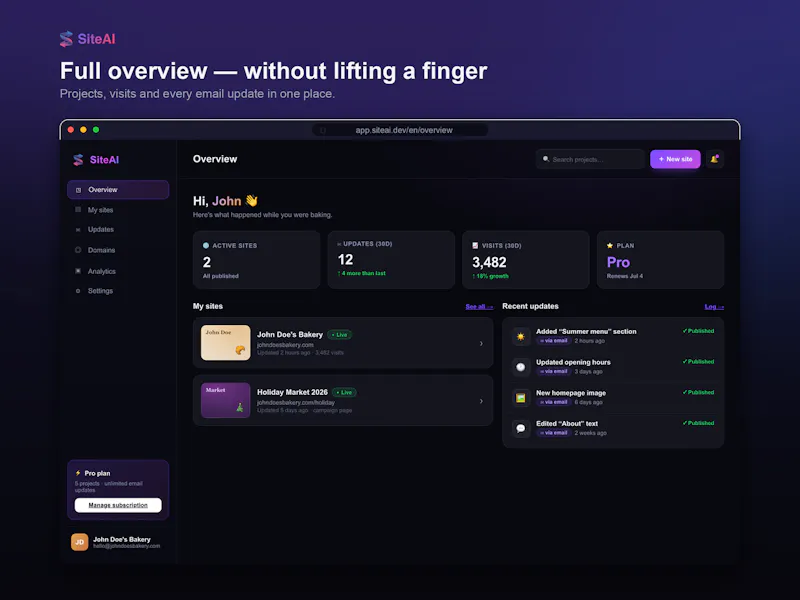 SiteAI screenshot 8