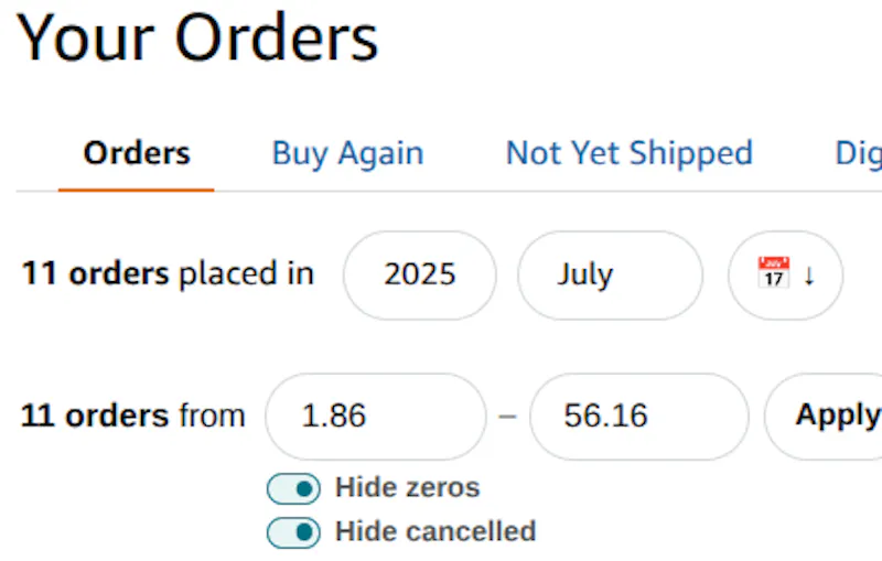 Amazon Order Price Tools screenshot 1