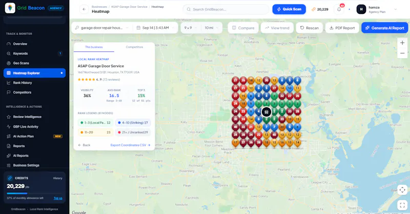GridBeacon screenshot 1