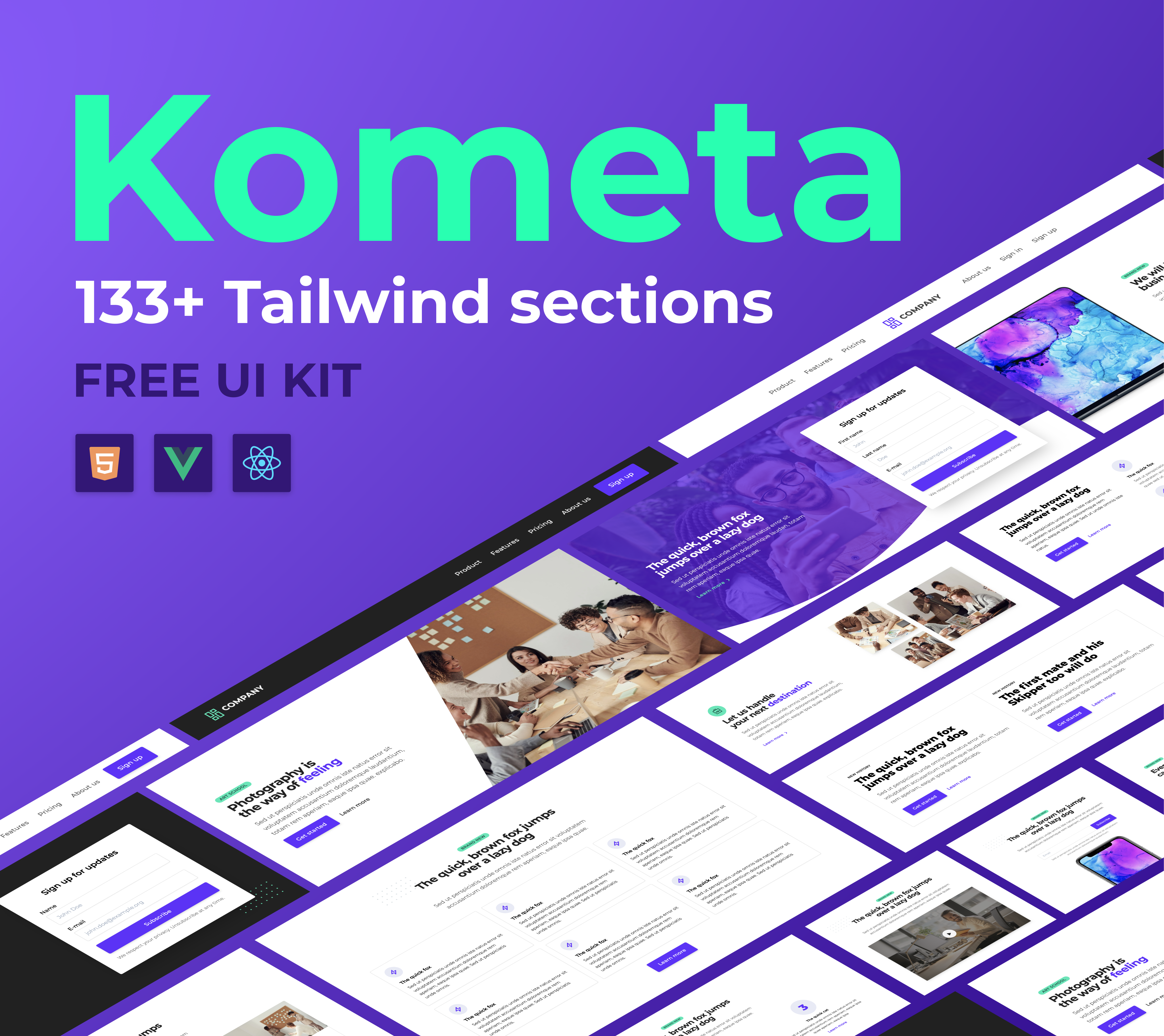 Kometa UI Kit gallery image