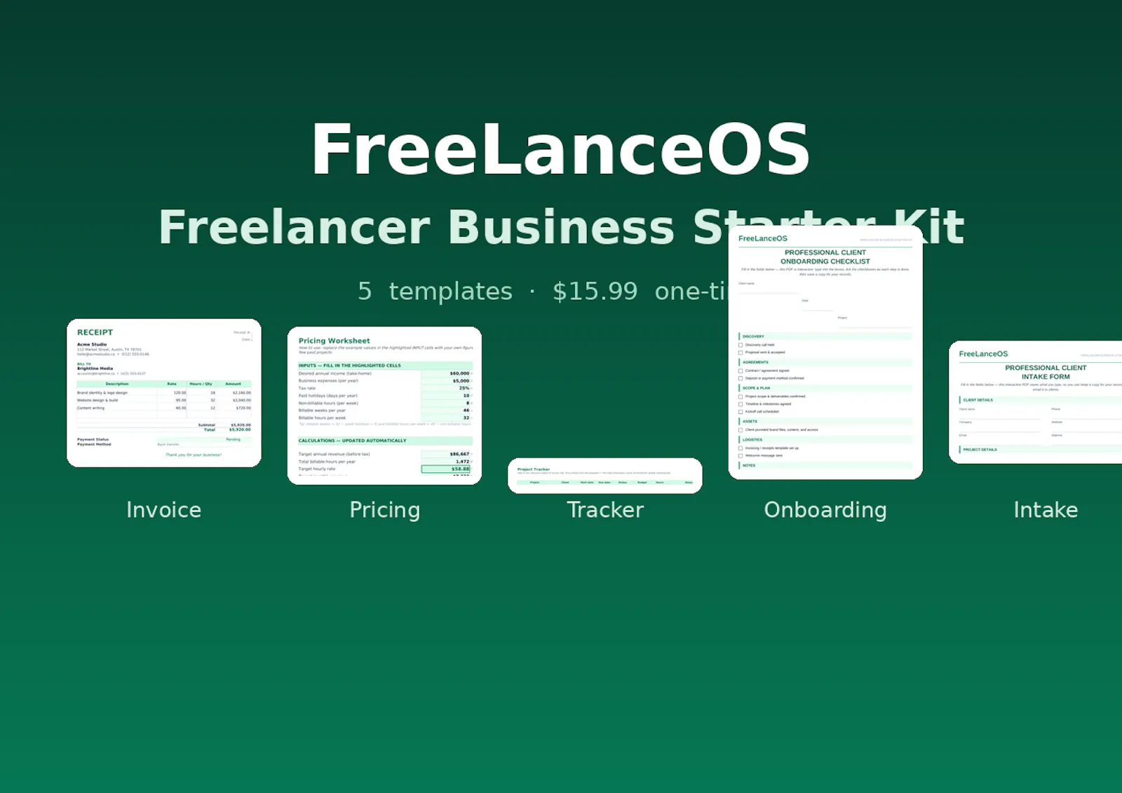 FreeLanceOS  screenshot 1