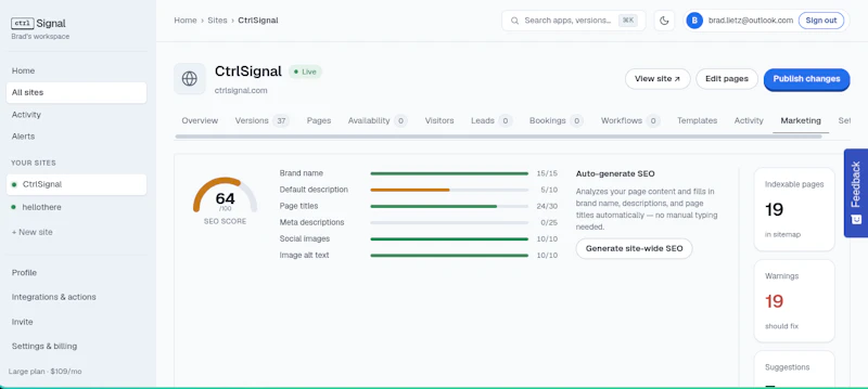 CtrlSignal screenshot 5