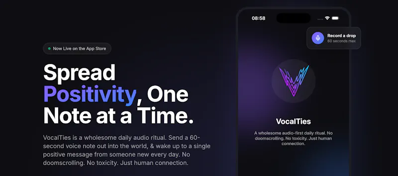 VocalTies screenshot 1