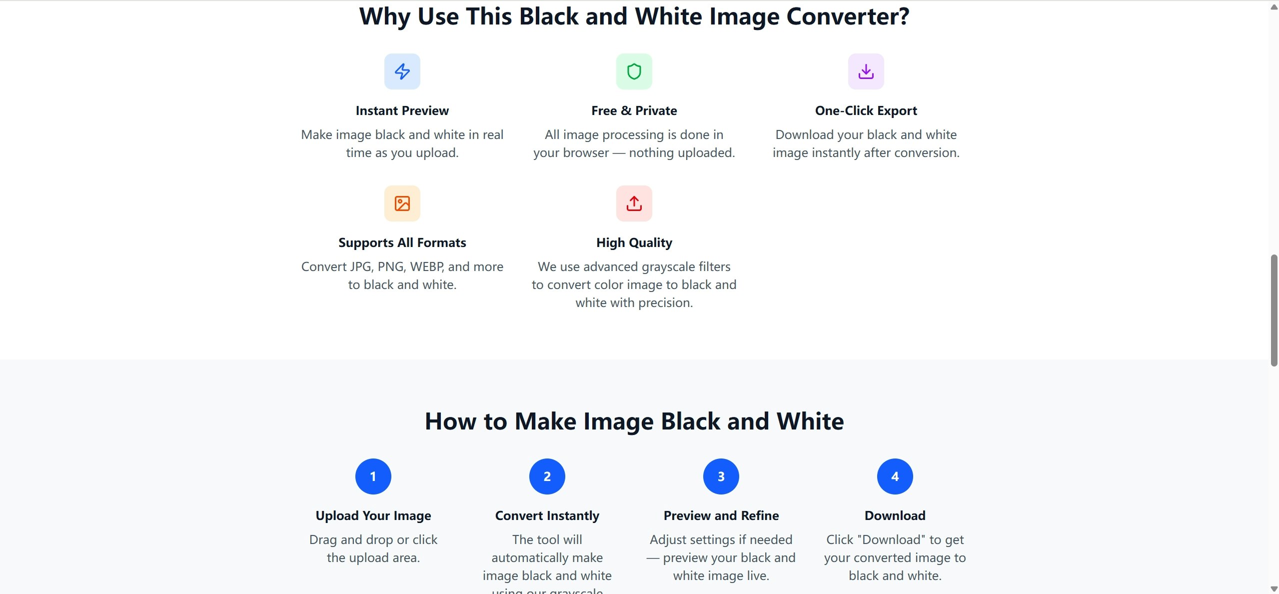 Mídia 3 de Faça da imagem em preto e branco - Conversor de imagem online grátis