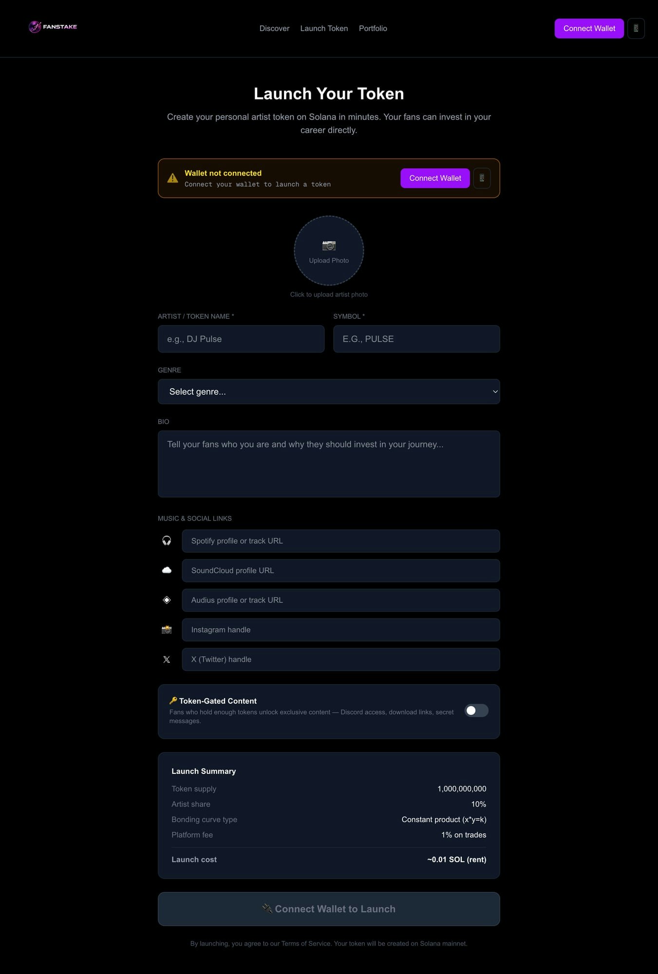 FanStake - Screenshot 4 showing product features and functionality