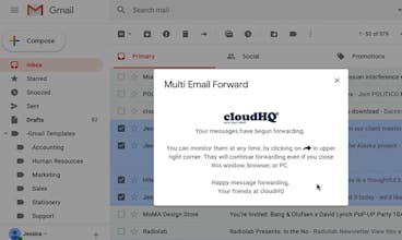 Multi Email Forward by cloudHQ 2.0 gallery image