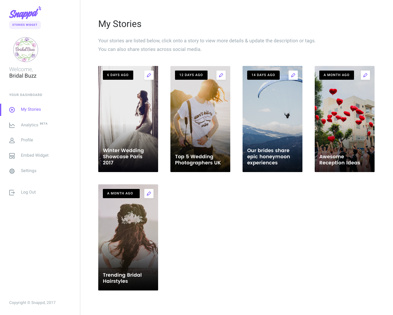 Instagram Stories Widget by Snappd gallery image
