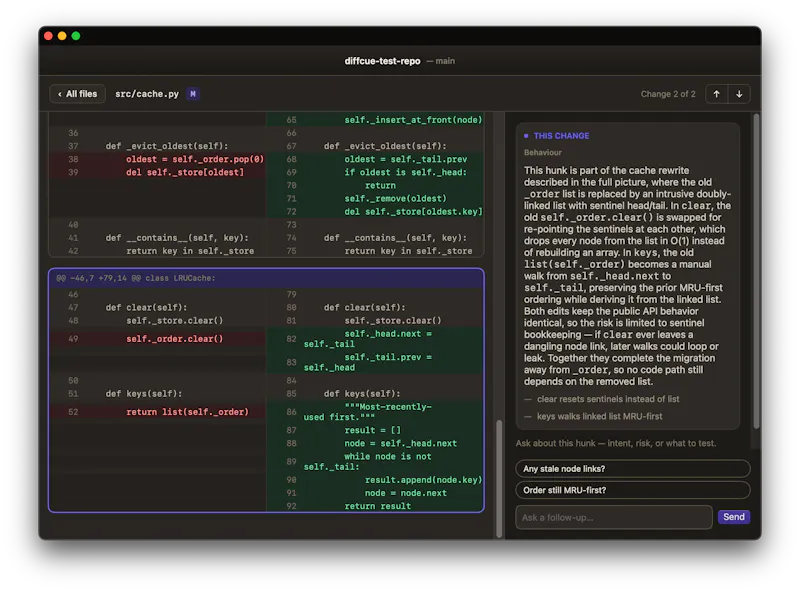 DiffCue screenshot 3