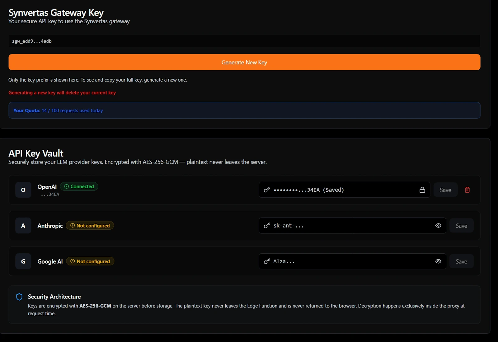 Synvertas screenshot 2