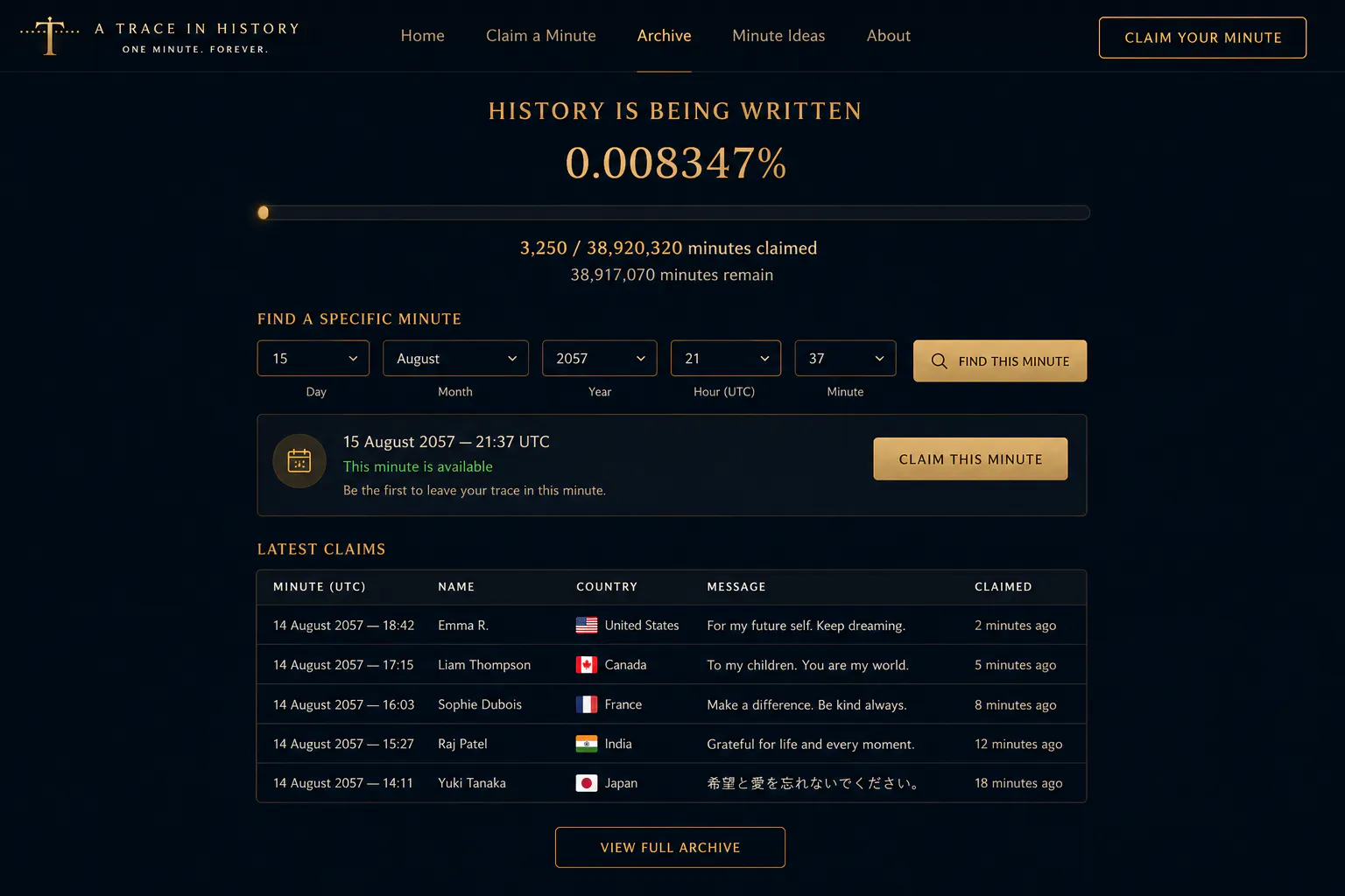 A Trace in History gallery image