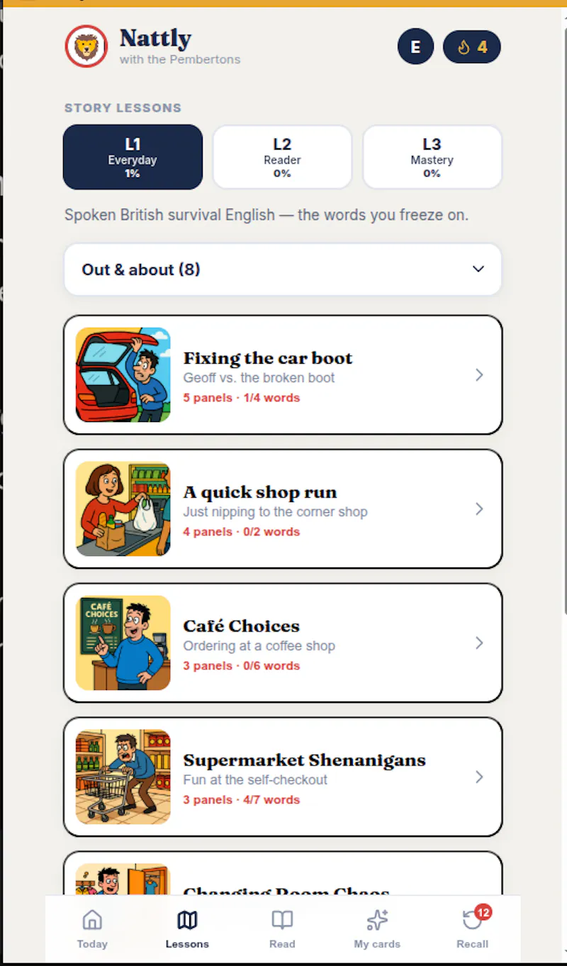 Nattly screenshot 4