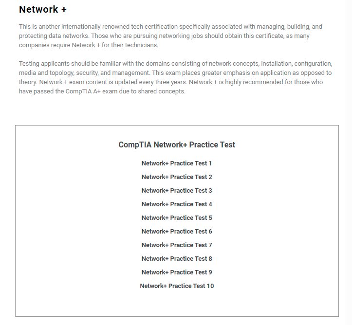 Free Tech Exams gallery image