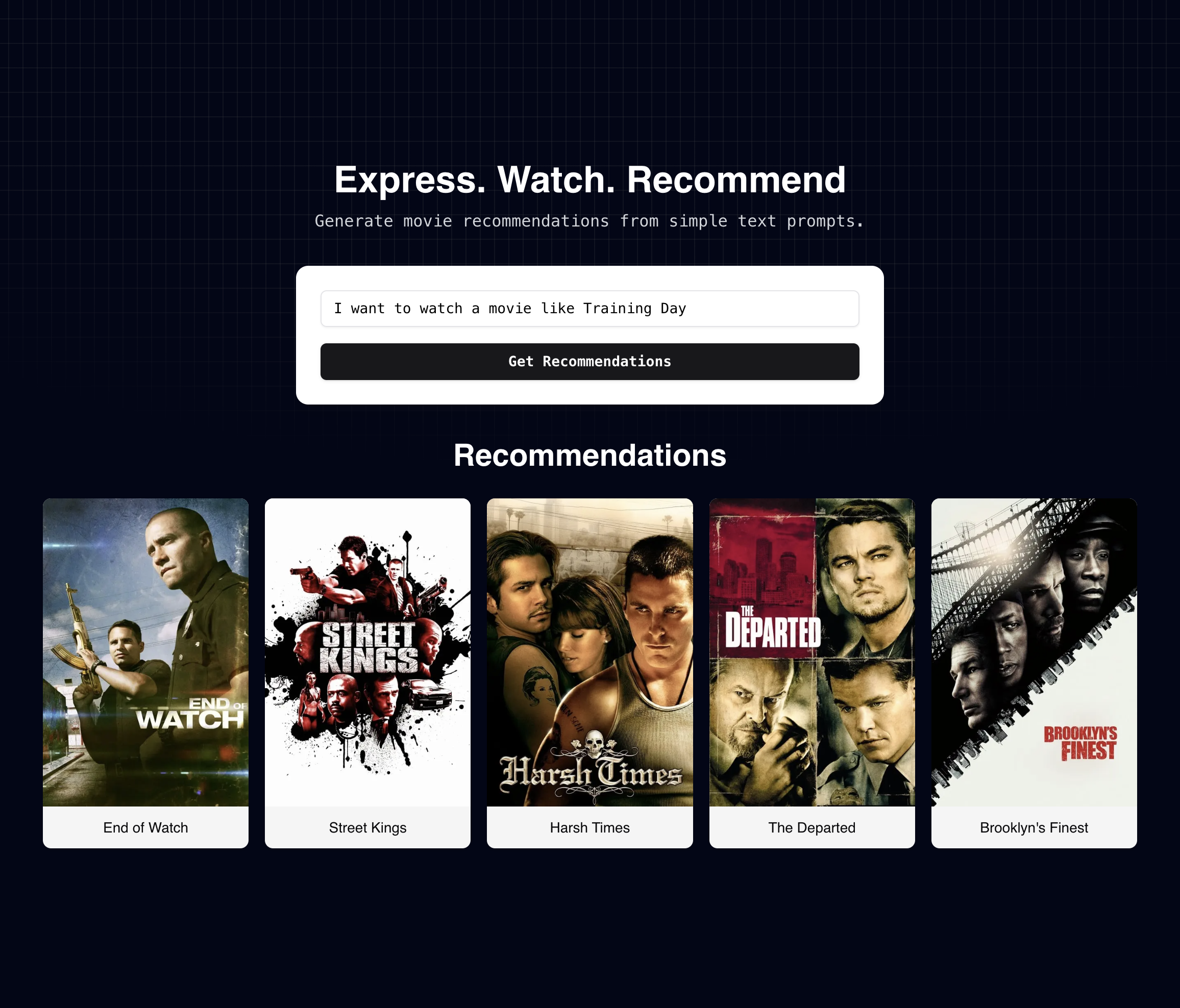 RecommendMeAMovie gallery image