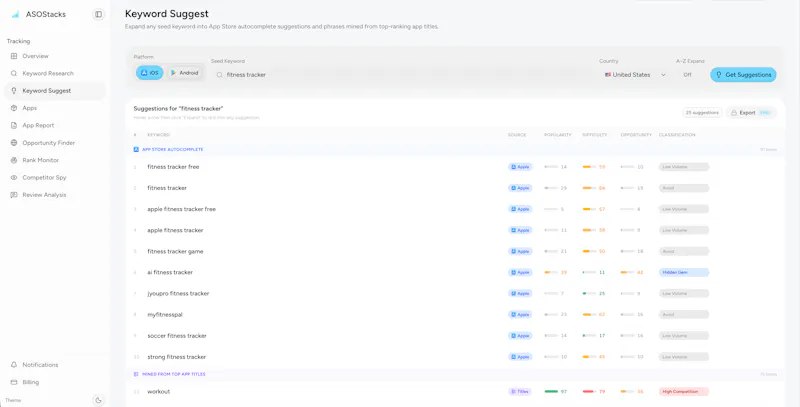 ASOStacks screenshot 3