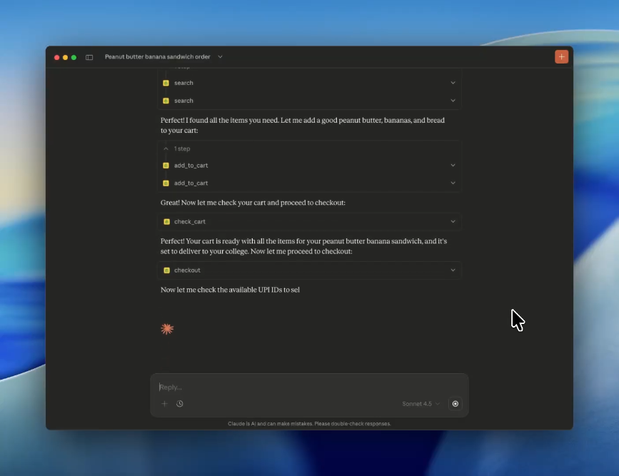 Blinkit MCP - Screenshot 3 showing product features and functionality