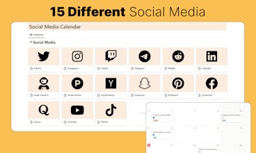 FREE Social Media Planner gallery image