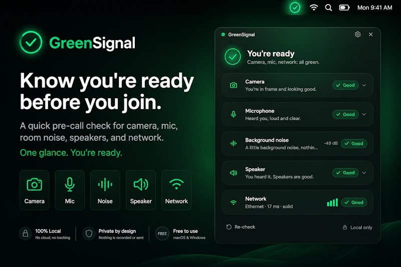 GreenSignal screenshot 1