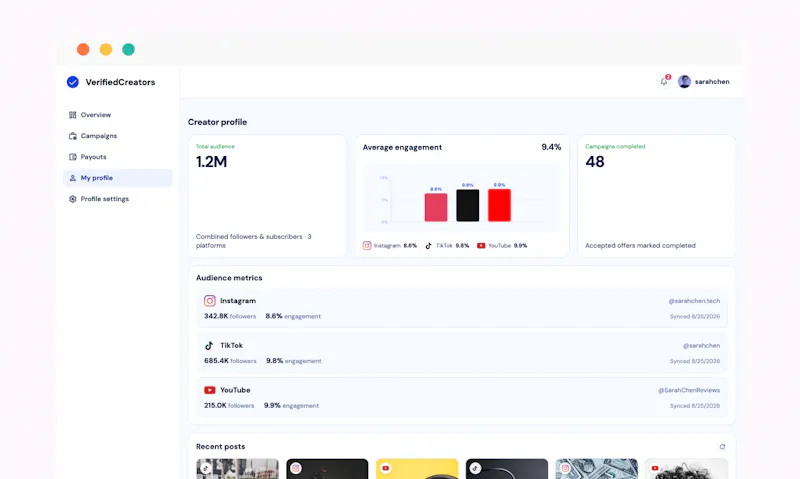 VerifiedCreators screenshot 4
