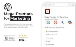 Mega-Prompts for Marketing media 1