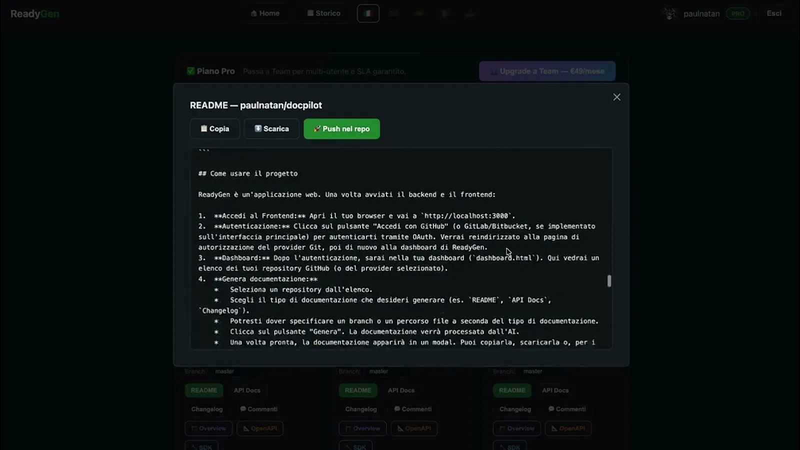 ReadyGen screenshot 1 (video preview)