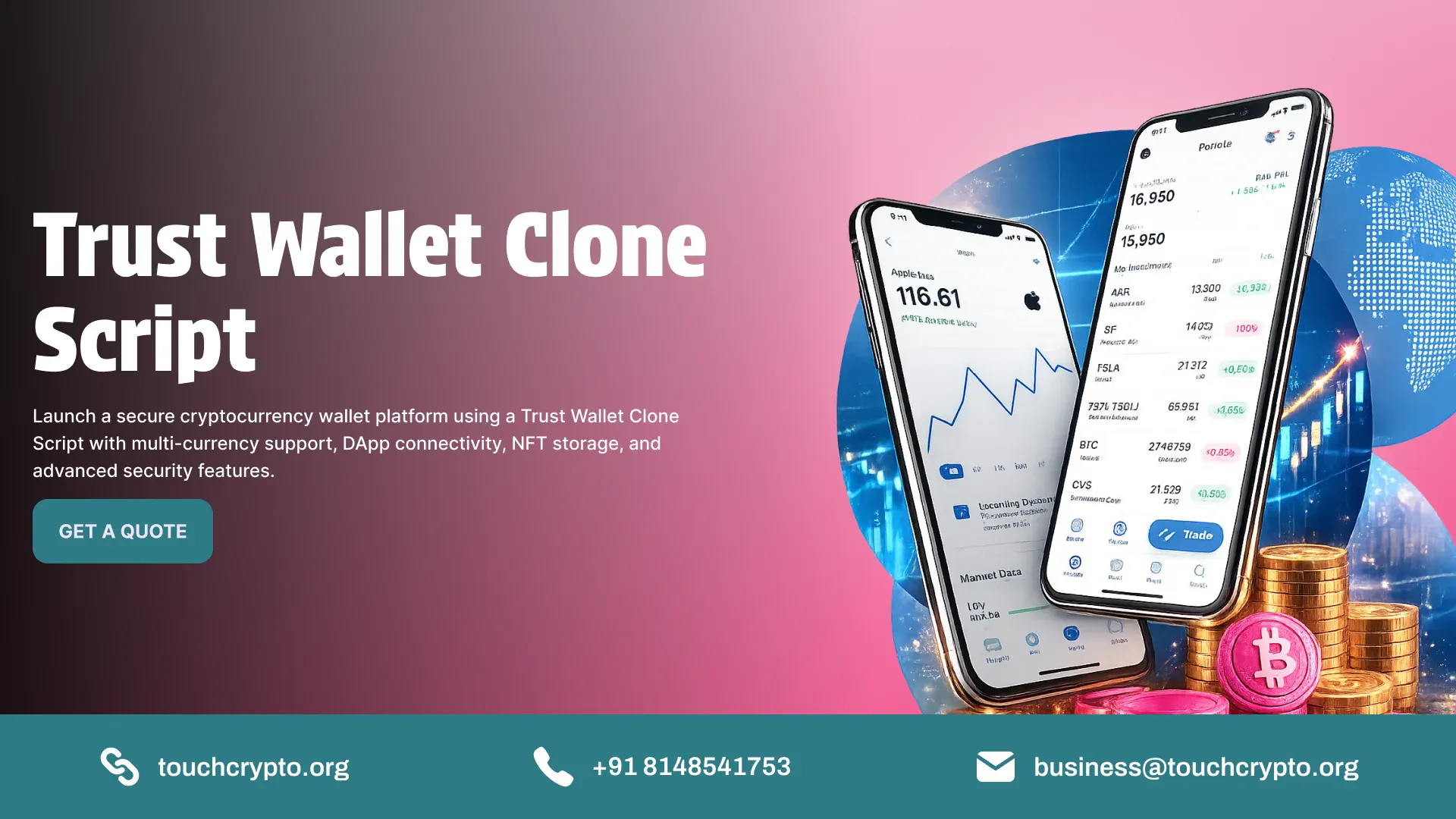 Trust wallet Clone script gallery image