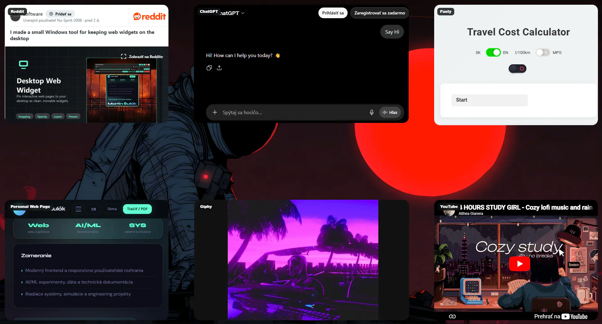 Desktop Web Widget gallery image