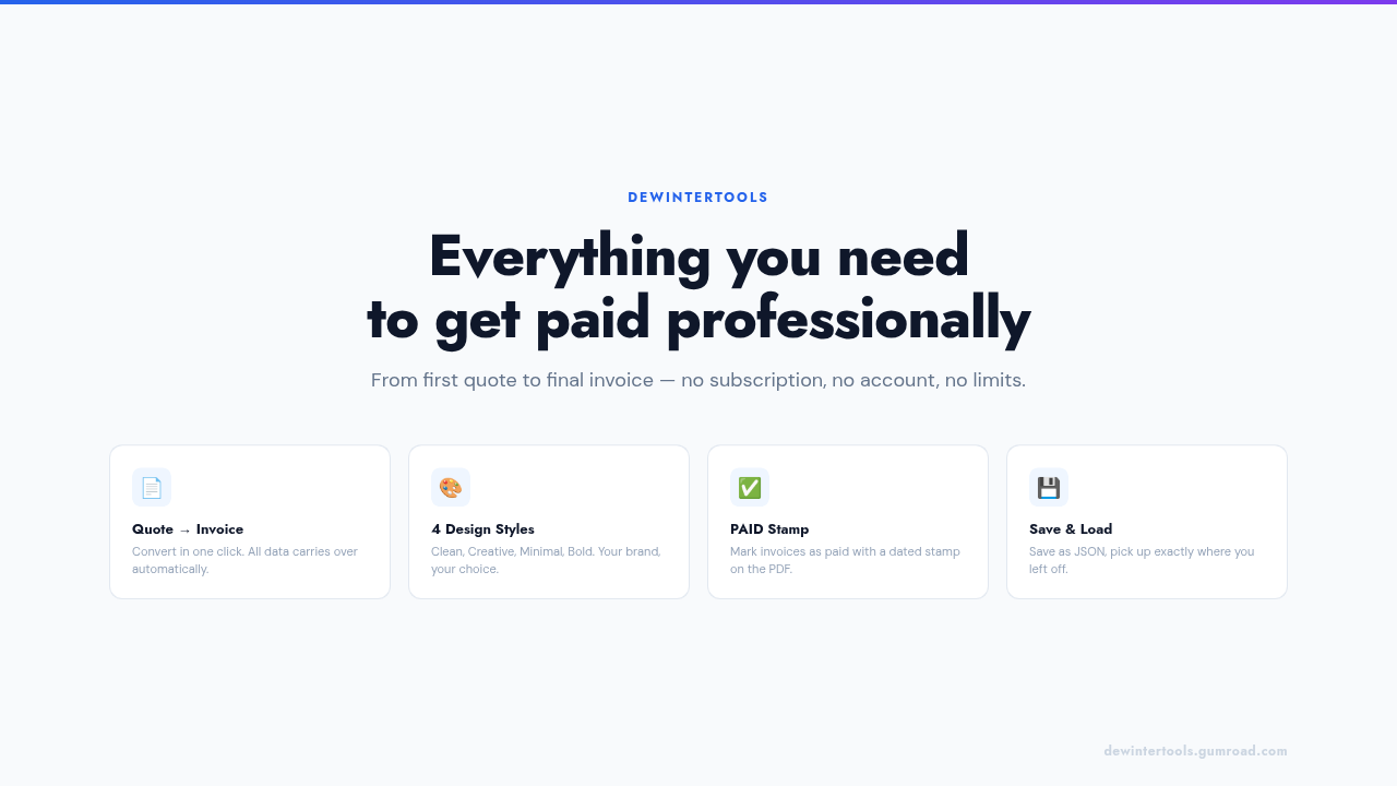 Quote & Invoice Builder gallery image