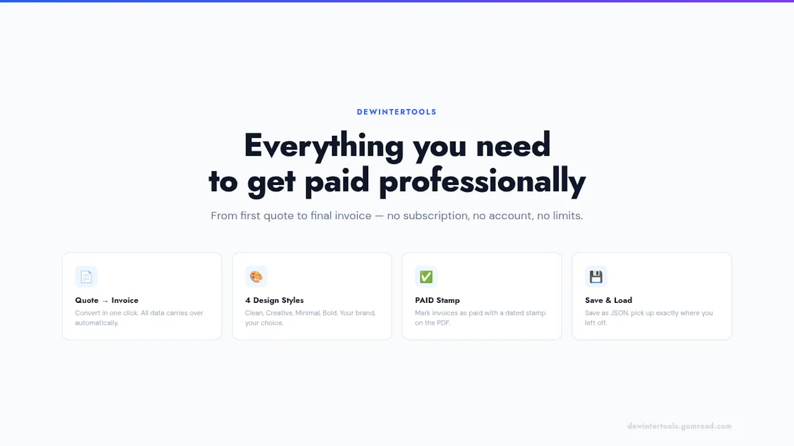Quote & Invoice Builder screenshot 1