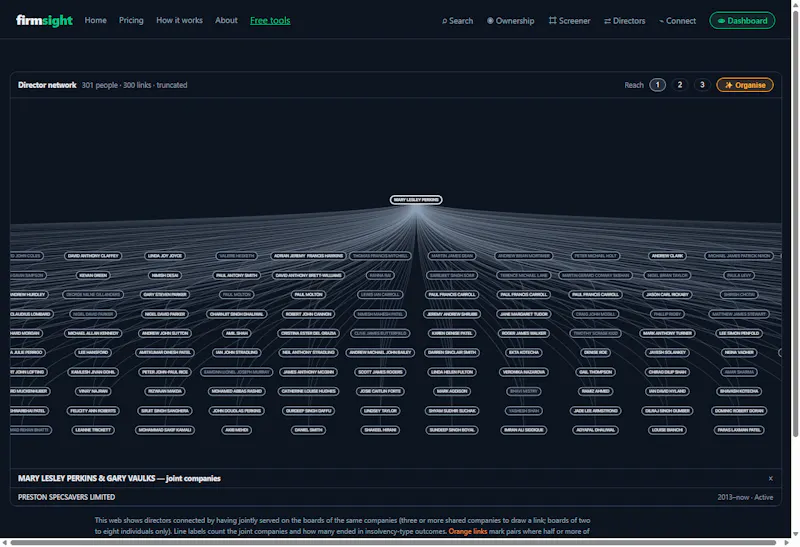 Firmsight screenshot 2