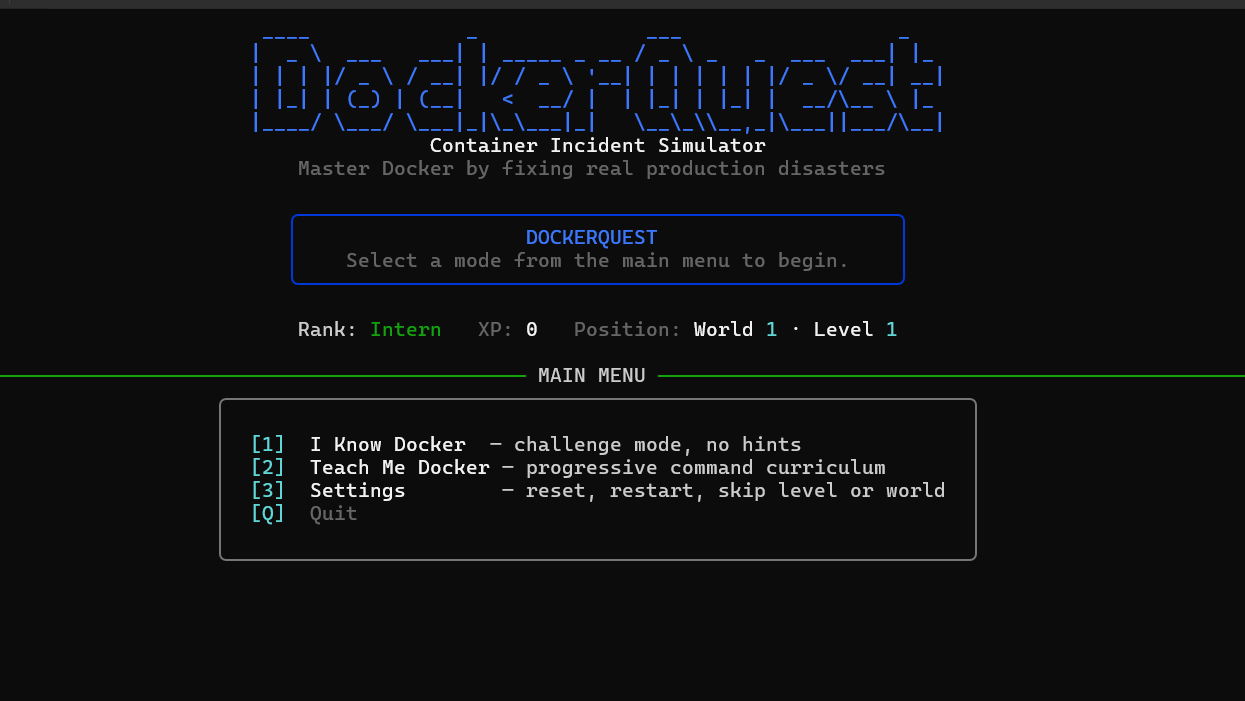 Dockerquest