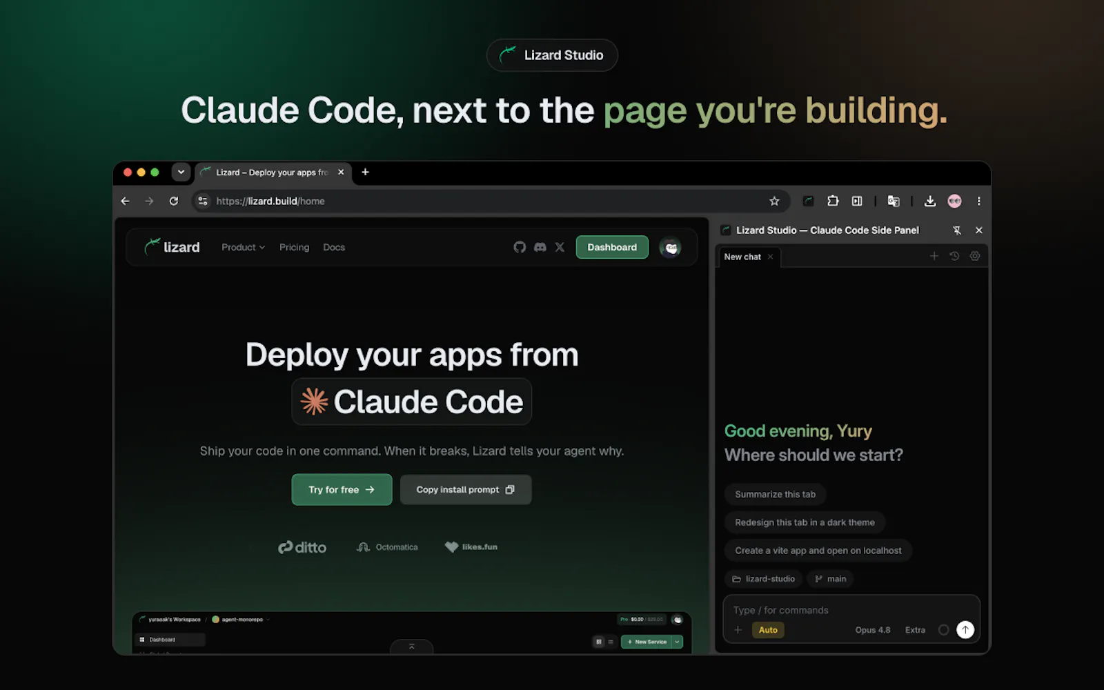 Lizard Studio screenshot 2