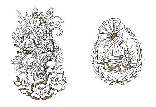 Tattoo Coloring Book gallery image