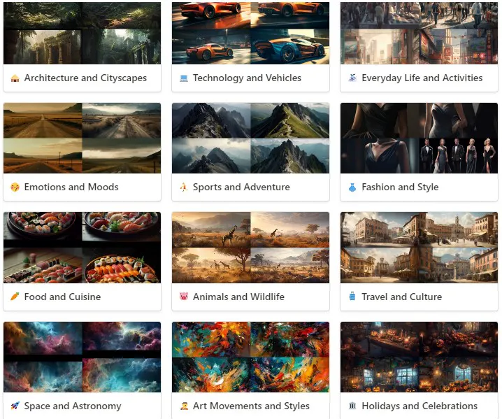 Mid Journey Prompts Bundle  gallery image