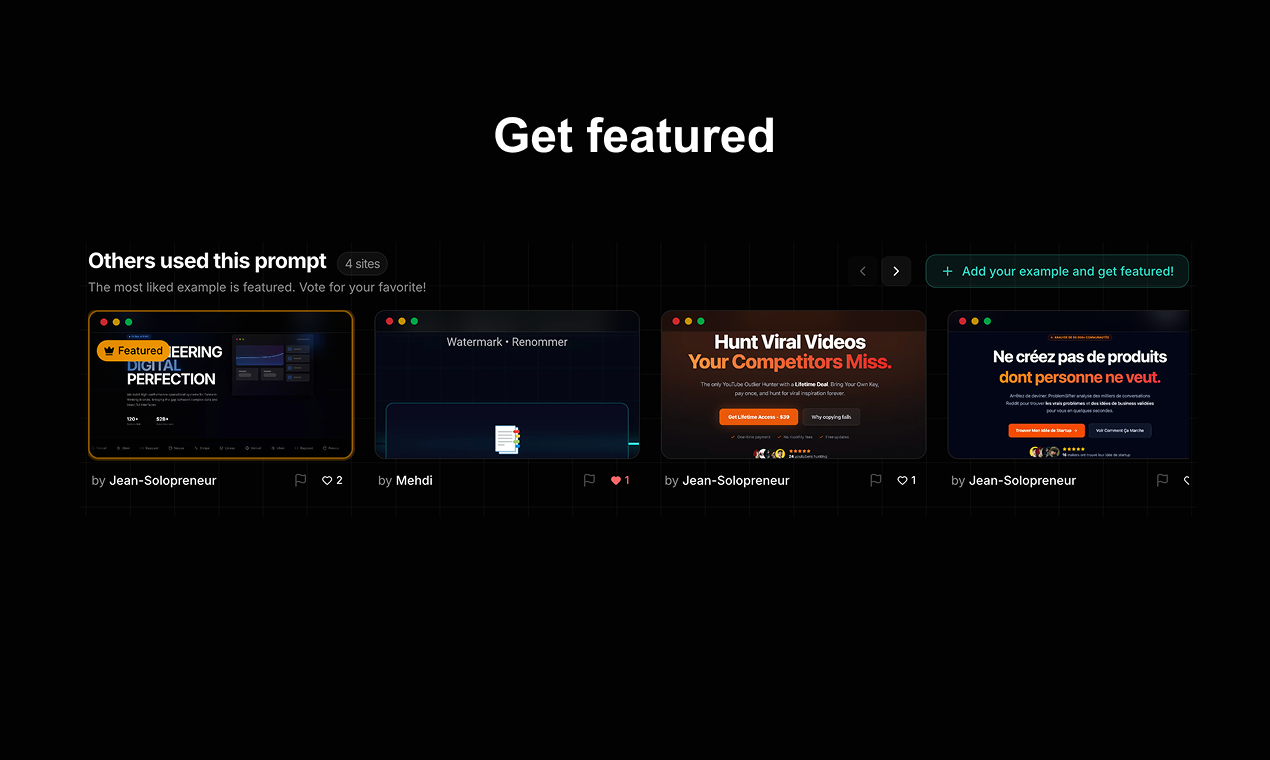 PromptWeb.design gallery image