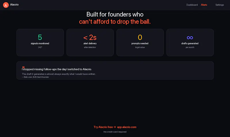 Alacrio screenshot 7