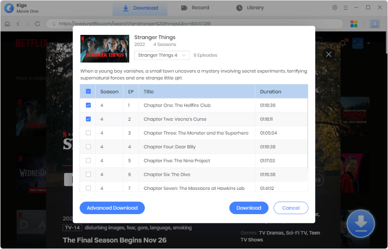 Kigo Movie One - Screenshot 5 showing product features and functionality