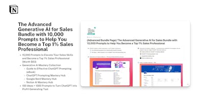 Ultimate Generative AI for Sales Bundle gallery image