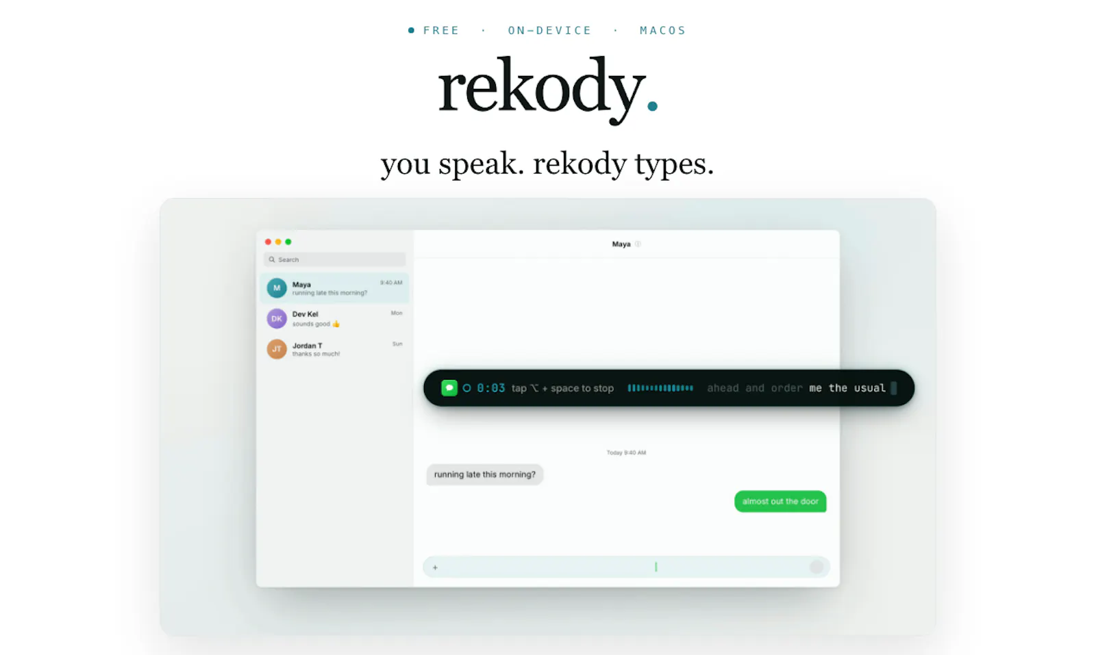 Rekody screenshot 3