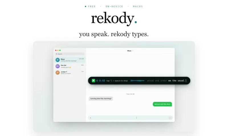 Rekody screenshot 3