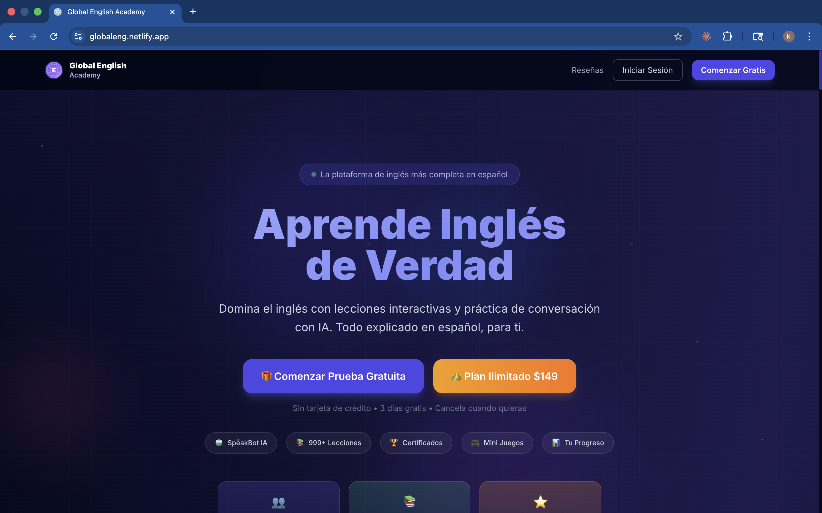 Global English Academy - Product Hunt launch logo and brand identity