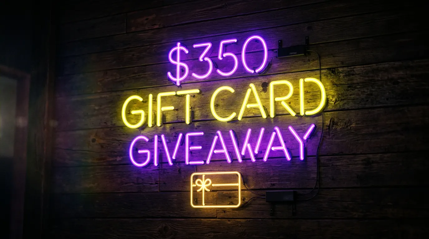 $350 Gift Card Up for Grabs: Enter in