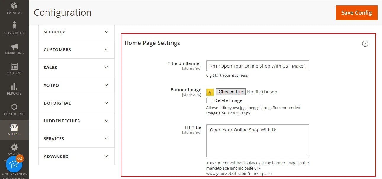 Magento 2 다중 공급 업체 시장 media 11