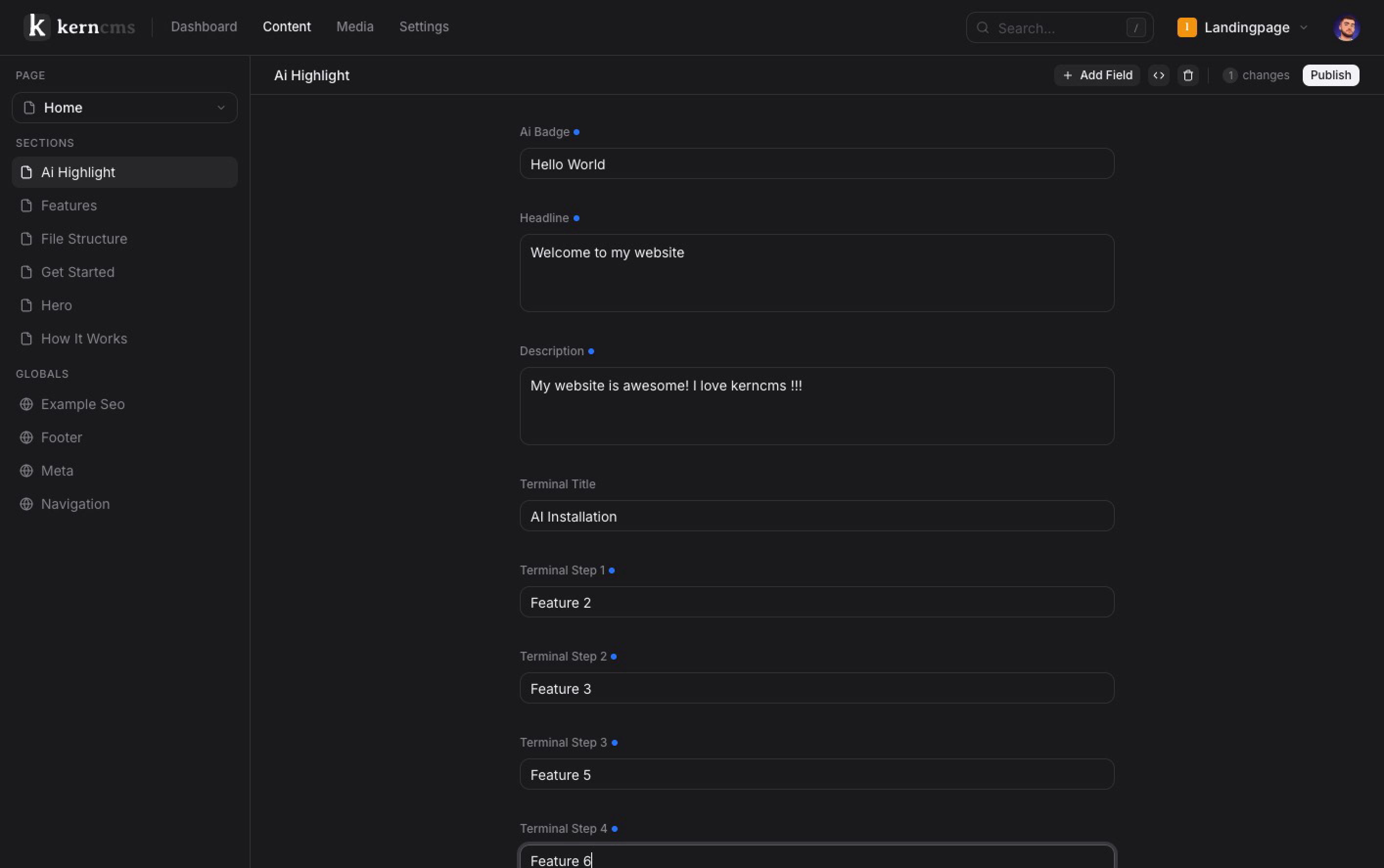 kerncms gallery image