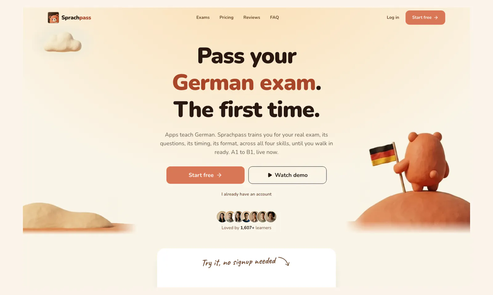 Sprachpass screenshot 2