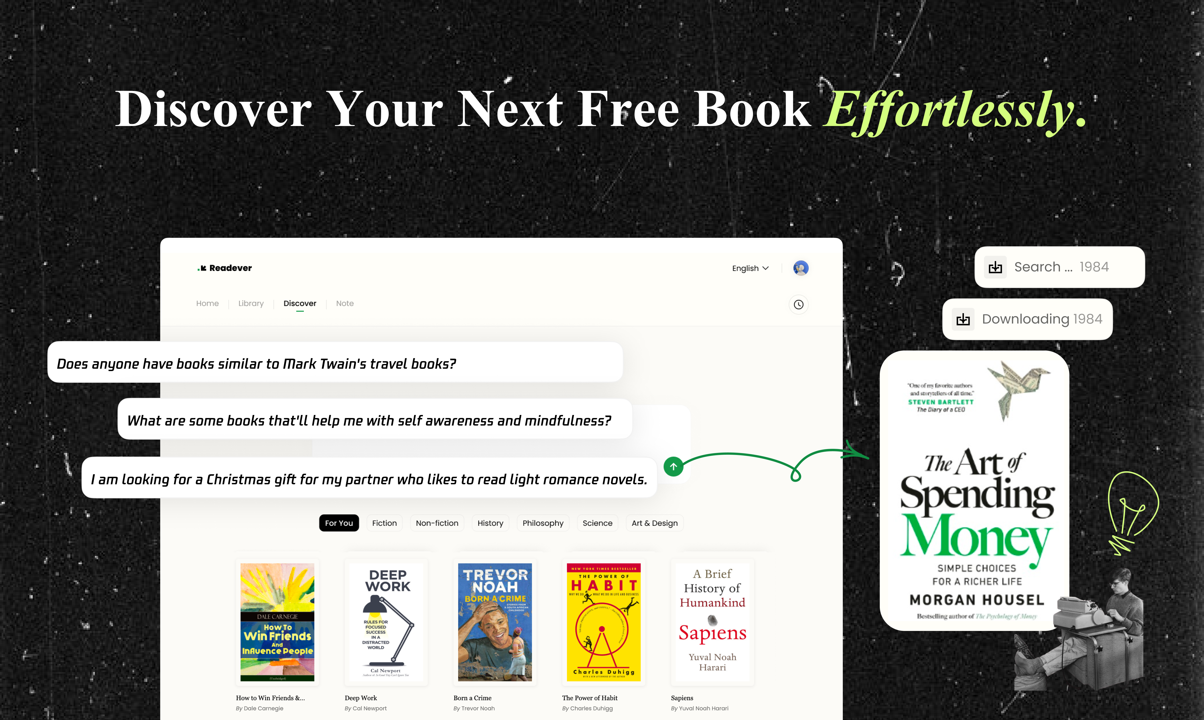 Readever - Screenshot 2 showing product features and functionality