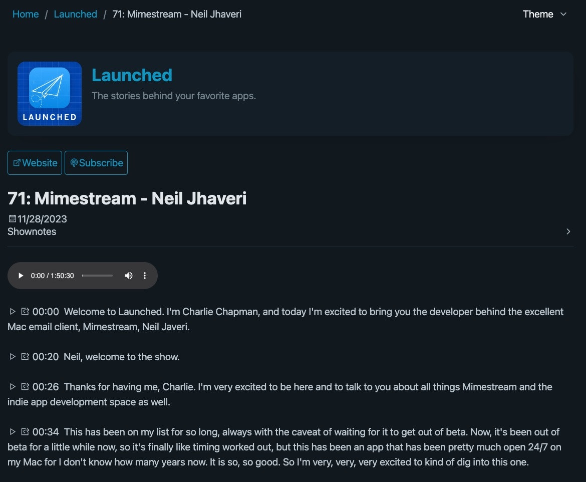 PodHistory gallery image