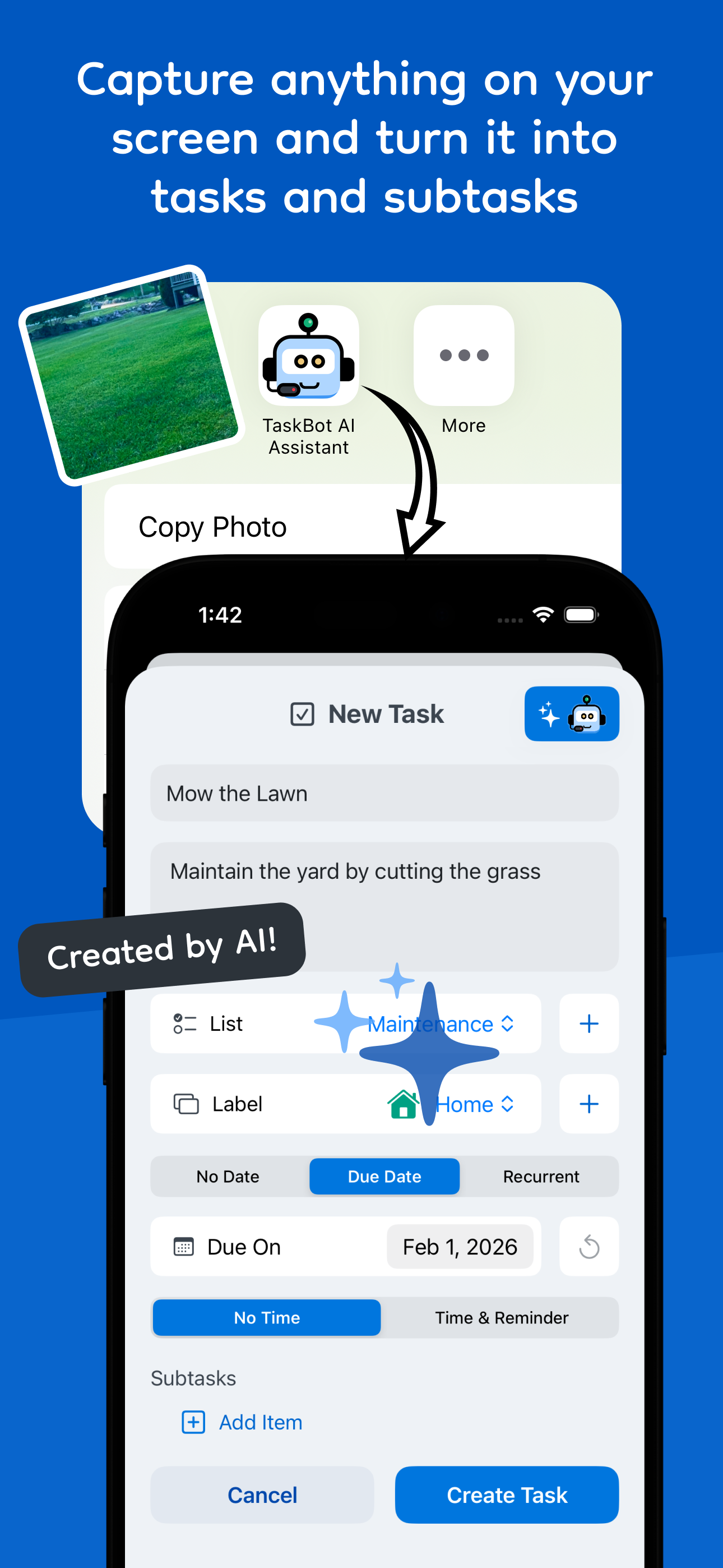 TaskBot AI Assistant gallery image