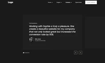 The Ultimate Designer Portfolio Template gallery image