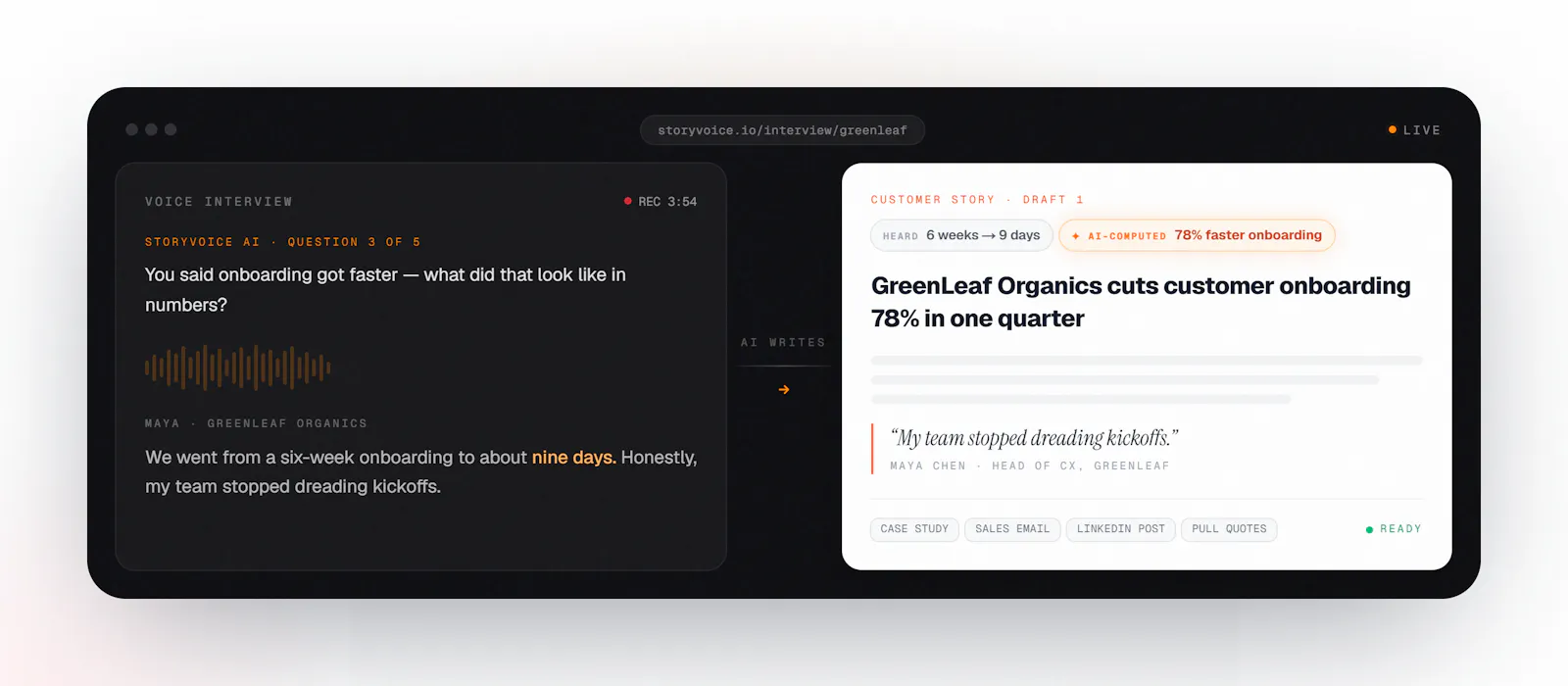StoryVoice screenshot 1